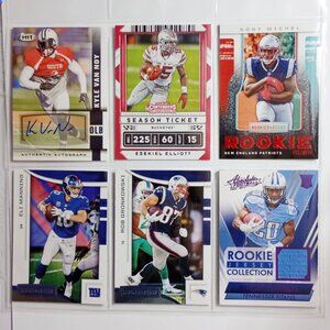 125 Football Cards RC Set Lots Collection